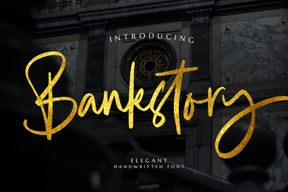 Bankstory Font Bankstory Font Poster 1