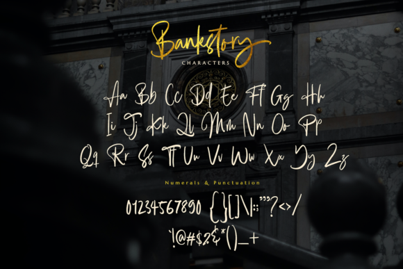 Bankstory Font Poster 2