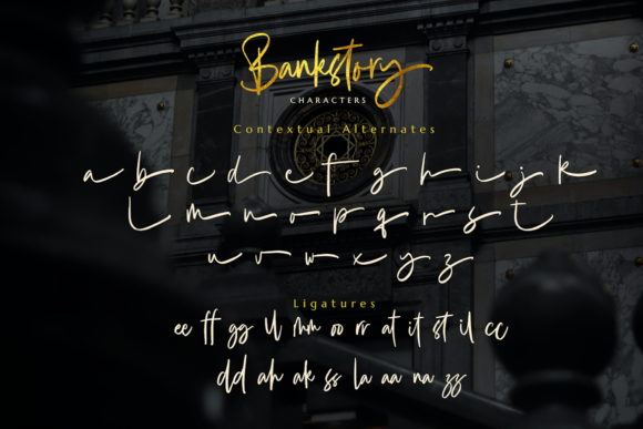 Bankstory Font Poster 3