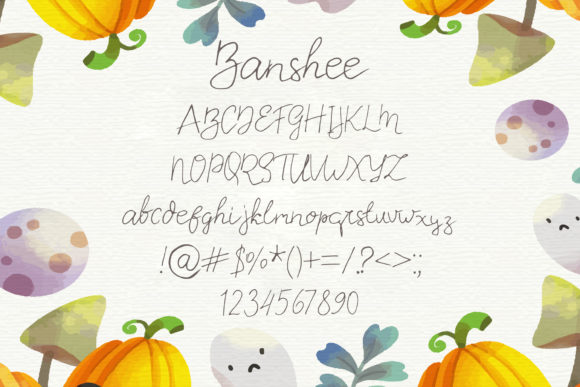 Banshee Font Poster 2