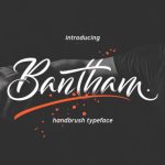 Bantham Font Poster 1