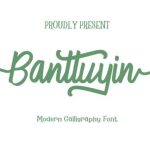 Banttuyin Font Poster 1