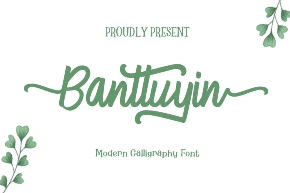 Banttuyin Font Poster 1