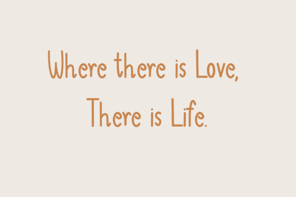 Bany Love Font Poster 5