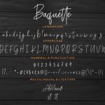 Baquette Font Poster 7