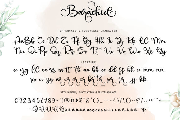 Barachiel Font Poster 9