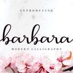 Barbara  Font Poster 1