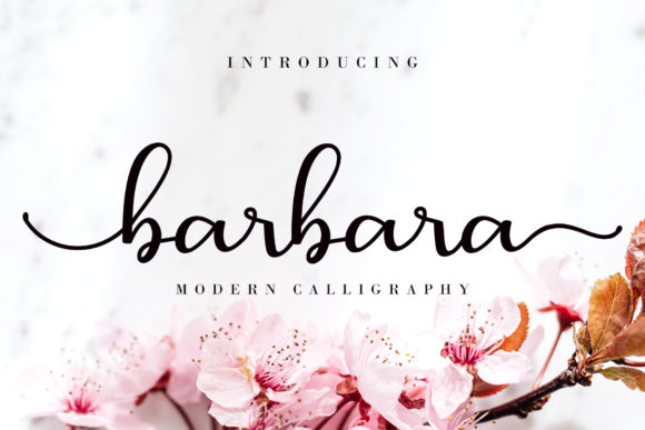 Barbara  Font Poster 1
