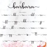 Barbara  Font Poster 10