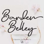 Barden Belley Font Poster 1