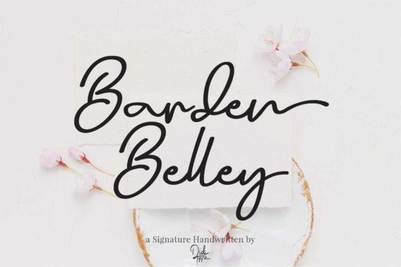 Barden Belley Font Poster 1