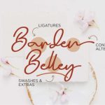 Barden Belley Font Poster 4