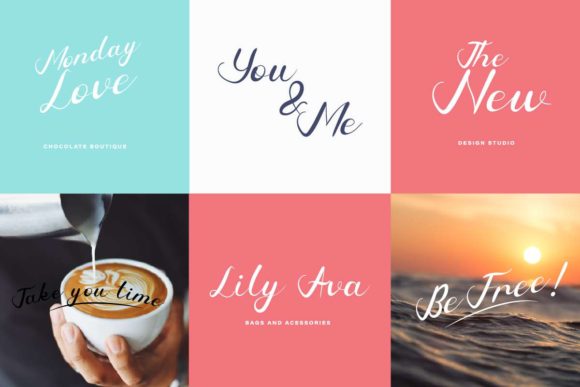 Bardlove Font Poster 4