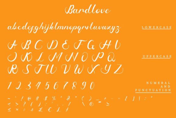 Bardlove Font Poster 5