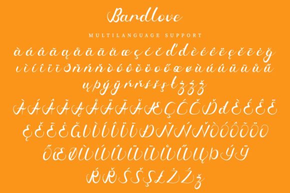 Bardlove Font Poster 8