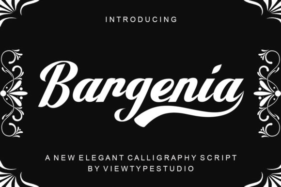 Bargenia Font Poster 1