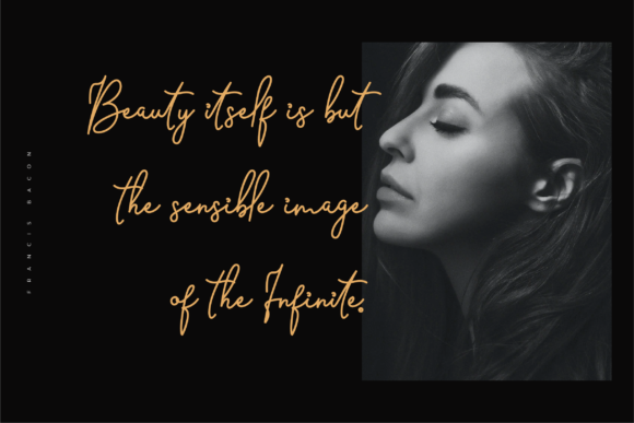 Barier Signature Font Poster 3