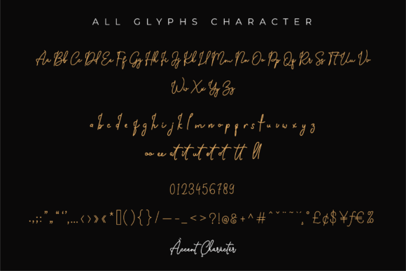 Barier Signature Font Poster 8