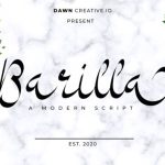 Barilla Font Poster 1