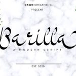 Barilla Font Poster 1