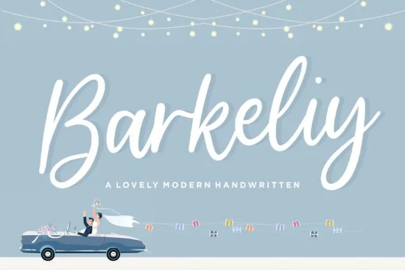 Barkeliy Font Barkeliy Font Poster 1