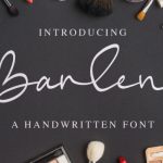 Barlen Font Poster 1