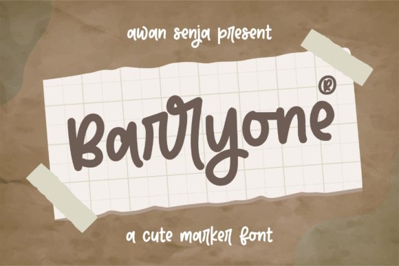 Barryone Font Poster 1