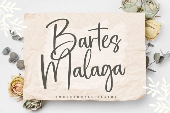 Bartes Malaga Font Poster 1