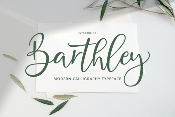 Barthley Font Poster 1