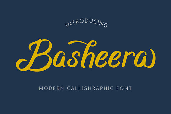 Basheera Font Poster 1