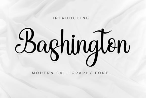 Bashington Font Poster 1