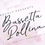 Bassetta Pollina Font Poster 1