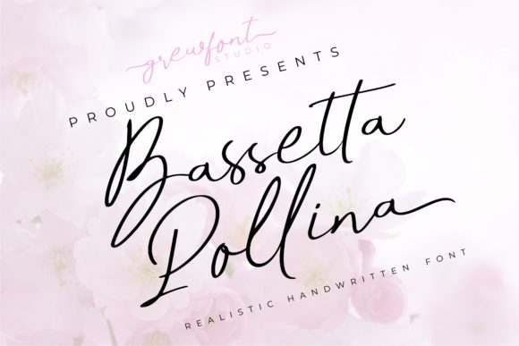 Bassetta Pollina Font Poster 1