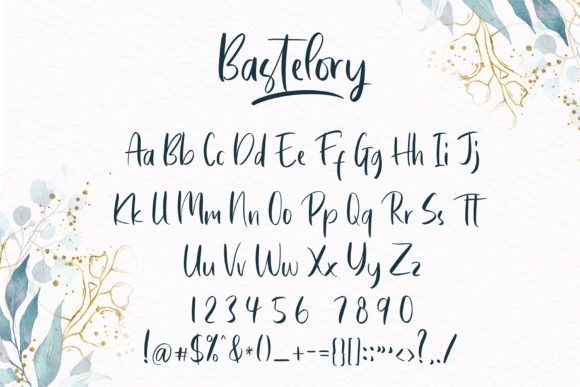 Bastelory Font Poster 9