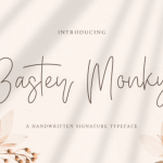 Baster Monky Font Poster 1