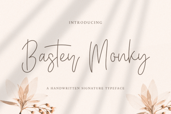 Baster Monky Font Poster 1