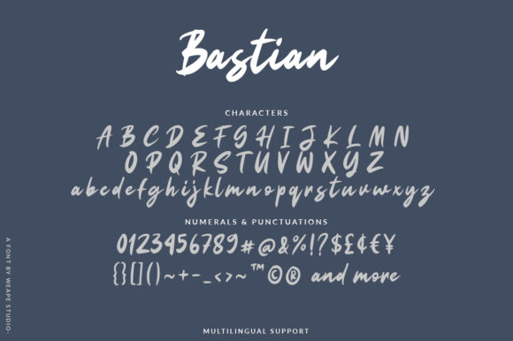 Bastian Font Poster 8