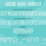 Bastian Glory Font Poster 3