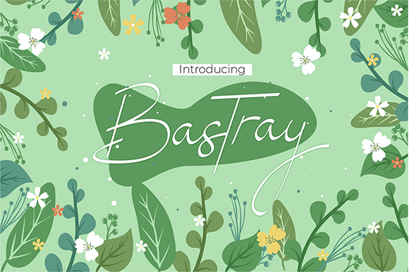 Bastray Font Poster 1