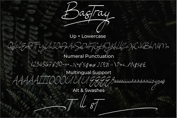 Bastray Font Poster 7