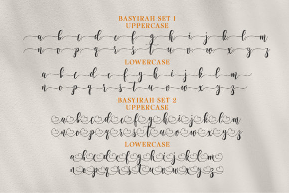 Basyirah Font Poster 6