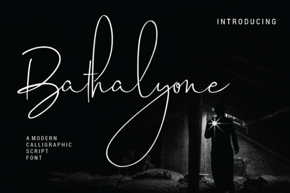 Bathalyone Font Poster 1