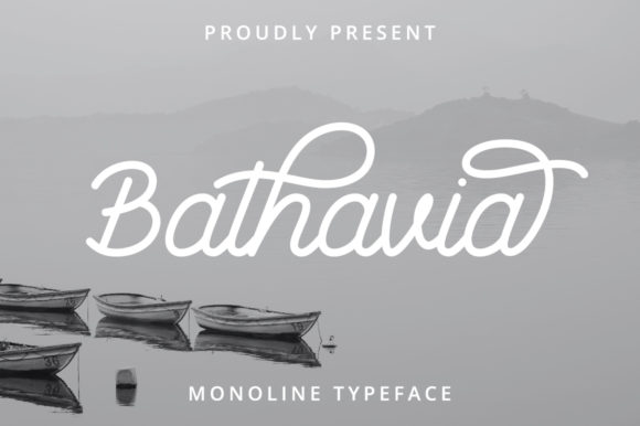 Bathavia Font Poster 1