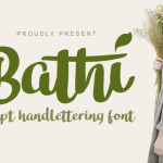 Bathi Font Poster 1