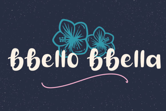 Bbello Bbella Font Poster 1