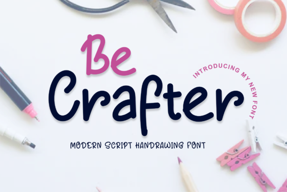 Be Crafter Font Be Crafter Font Poster 1