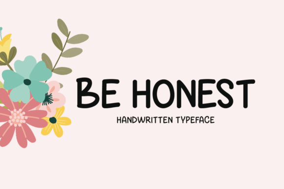 Be Honest Font Poster 1