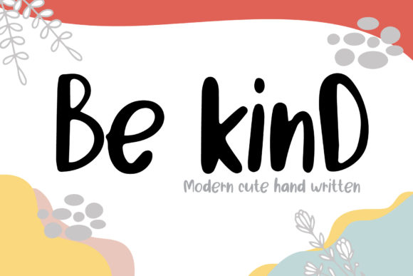 Be KinD Font Poster 1