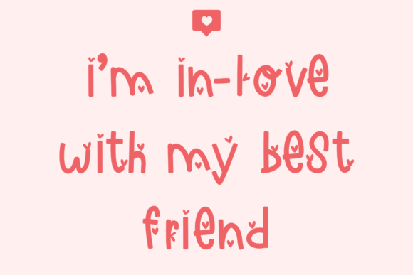 Be Mine Love Font Poster 2