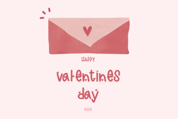 Be Mine Love Font Poster 7